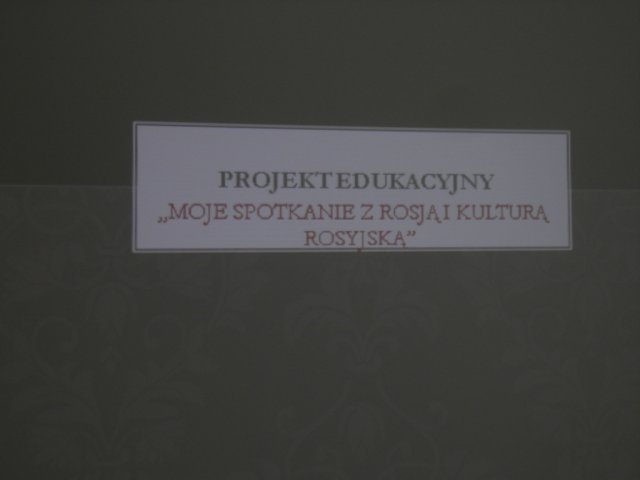projekt kultura rosyjska